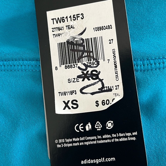 Adidas Teal Skirt (Golf & Tennis) XS - Picture 8 of 10